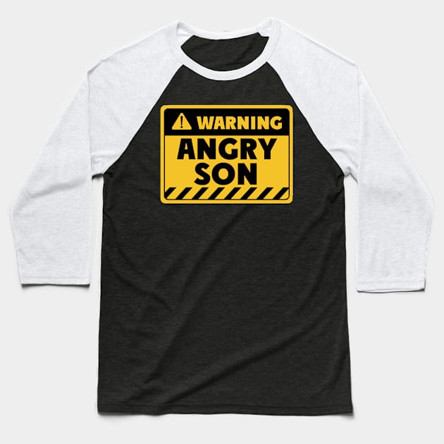 Angry son Baseball T-Shirt by EriEri